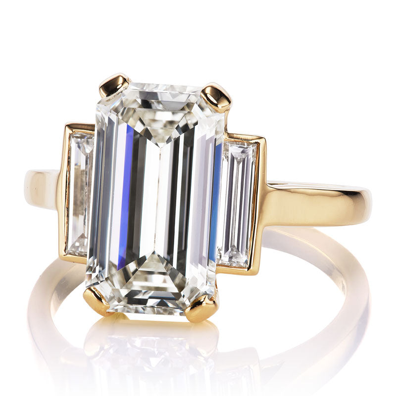 3.48ct emerald cut diamond diamond