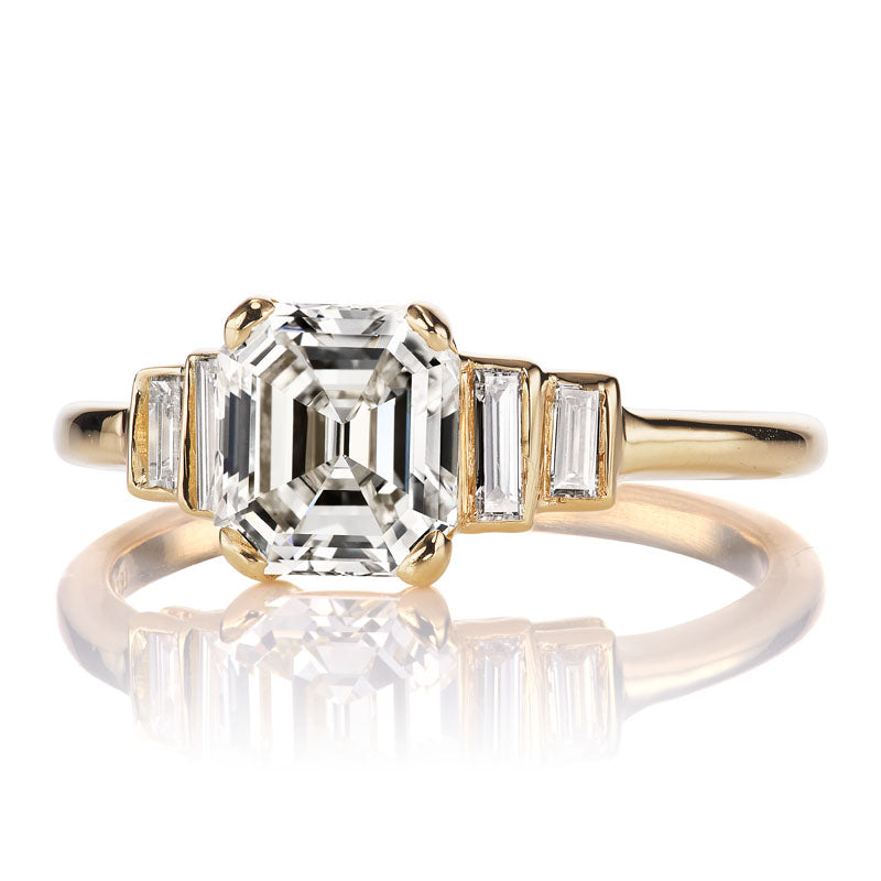 1.45ct asscher cut diamond diamond