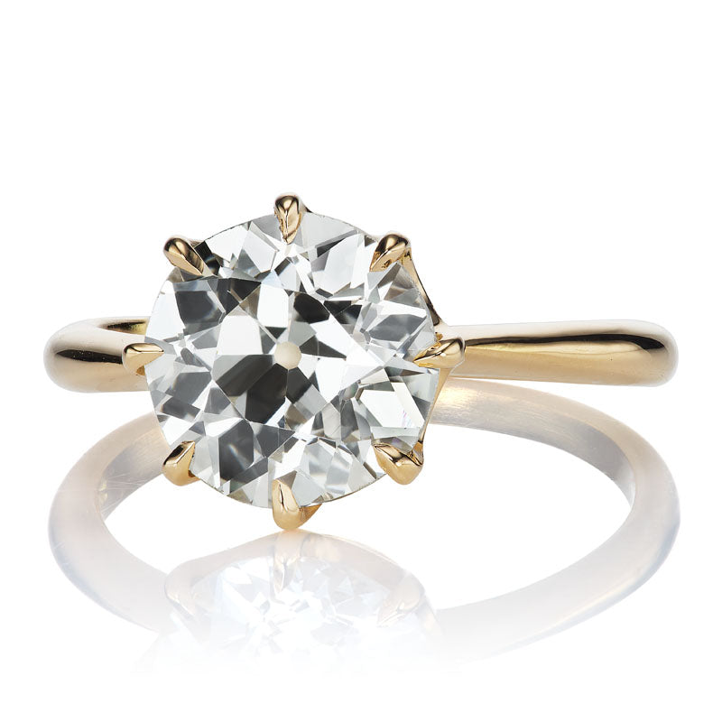 2.66ct old european cut diamond diamond