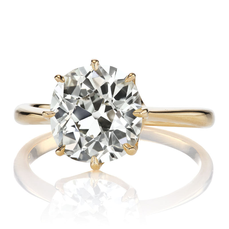 2.85ct old mine cut diamond diamond