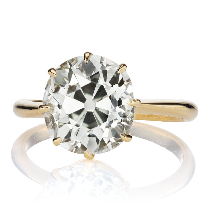 4.05ct old mine cut diamond diamond