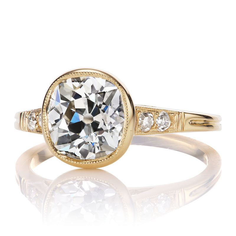 2.00ct old mine cut diamond diamond