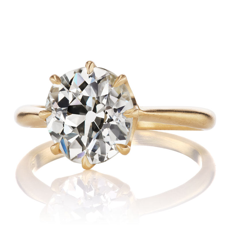 2.72ct old mine cut diamond diamond