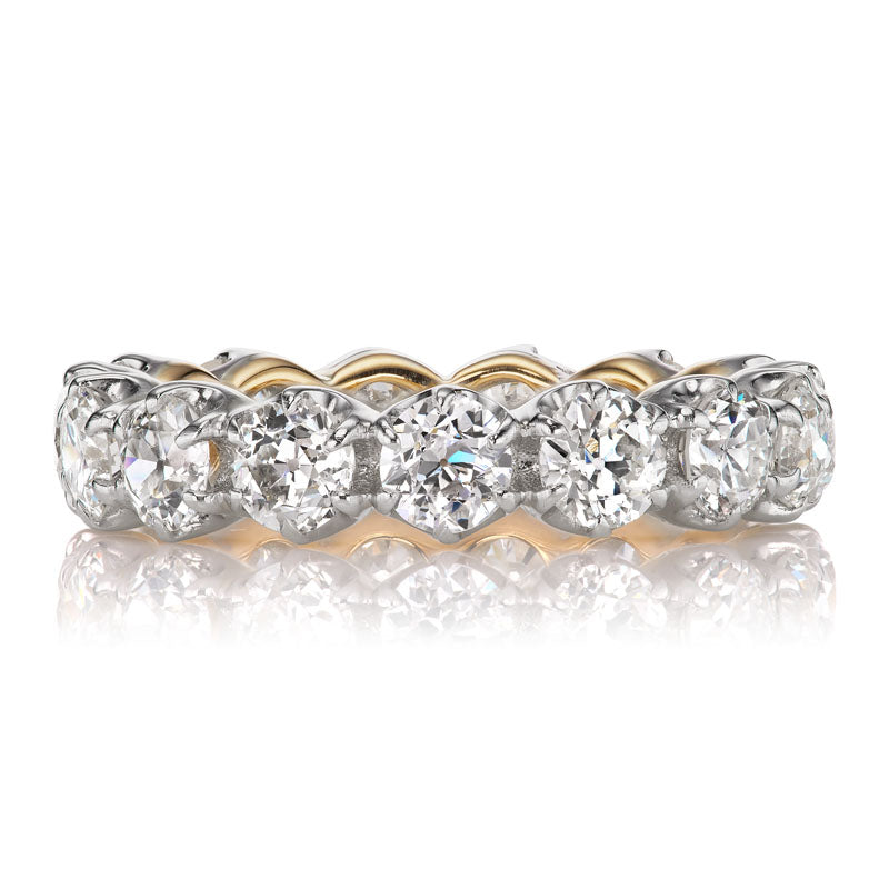 Old European Cut Diamond Eternity Band
