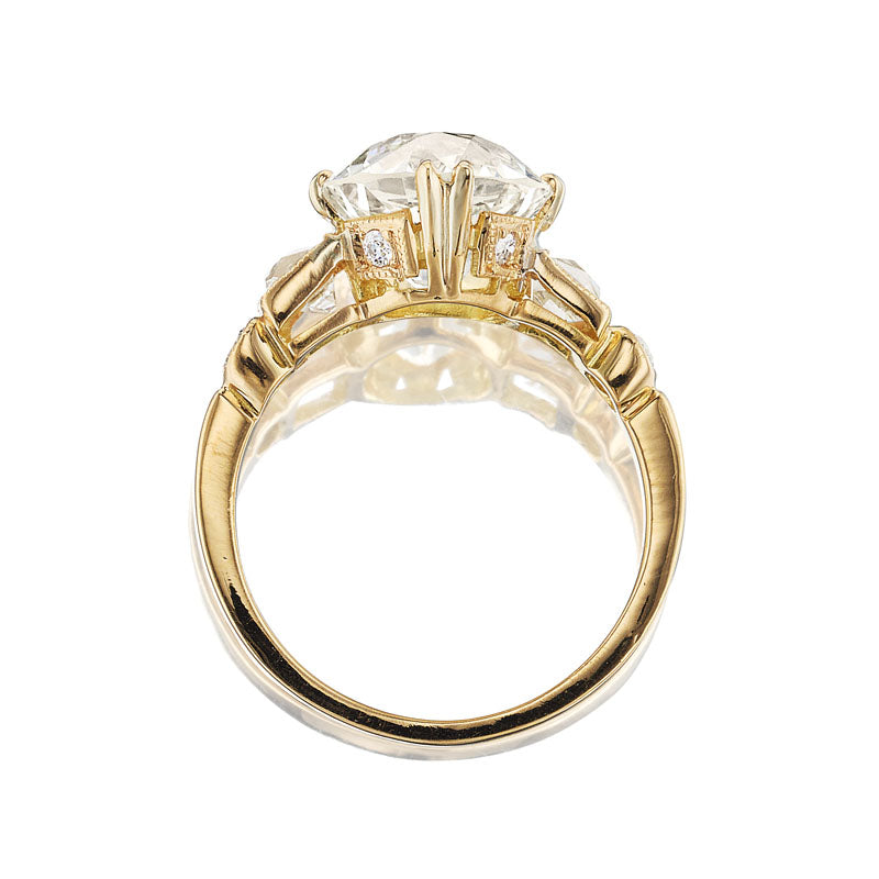 3-4 Carats vintage engagement ring