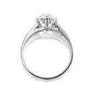 1.78 ct Old Mine Cut Diamond in Platinum Compass Prongs