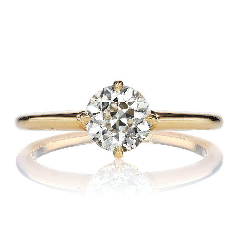 1.06ct Transitional Cut Diamond Solitaire Engagement Ring