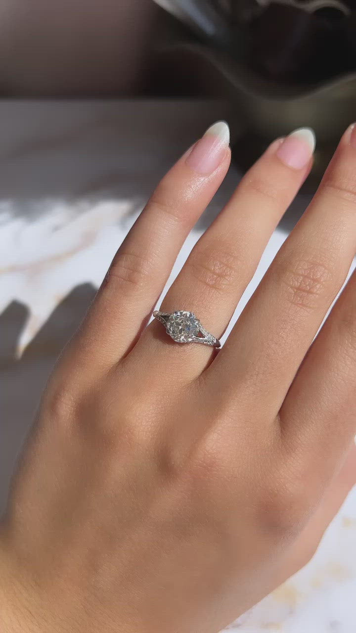 Old Mine cut diamond 