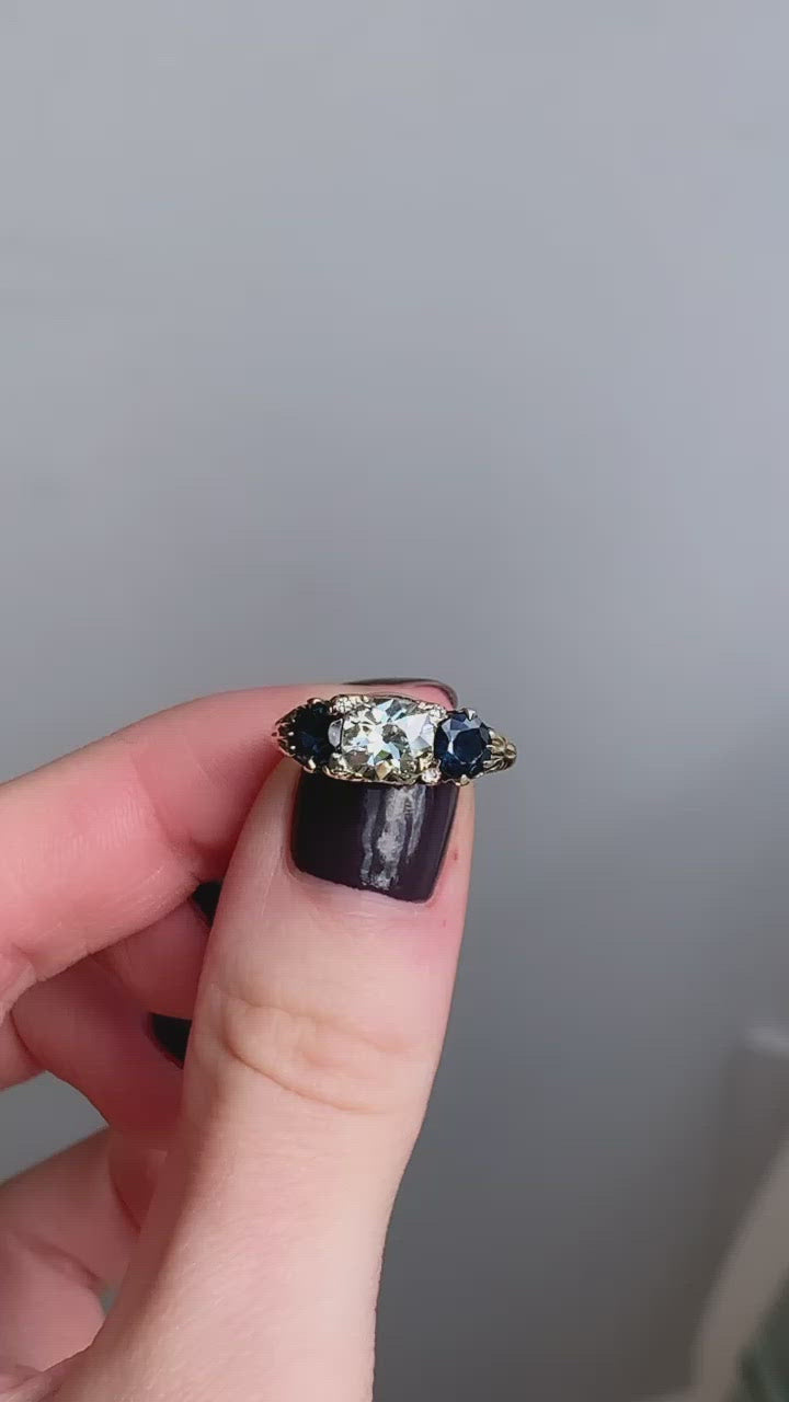 Old Mine cut diamond Rings