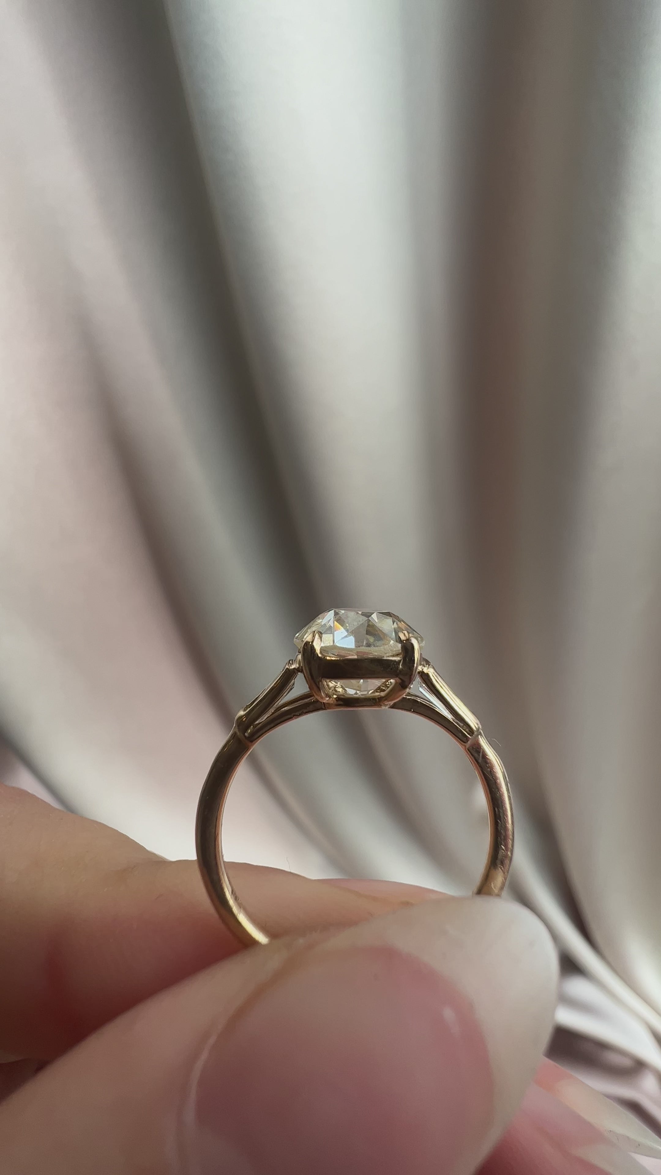 Old European cut diamond 