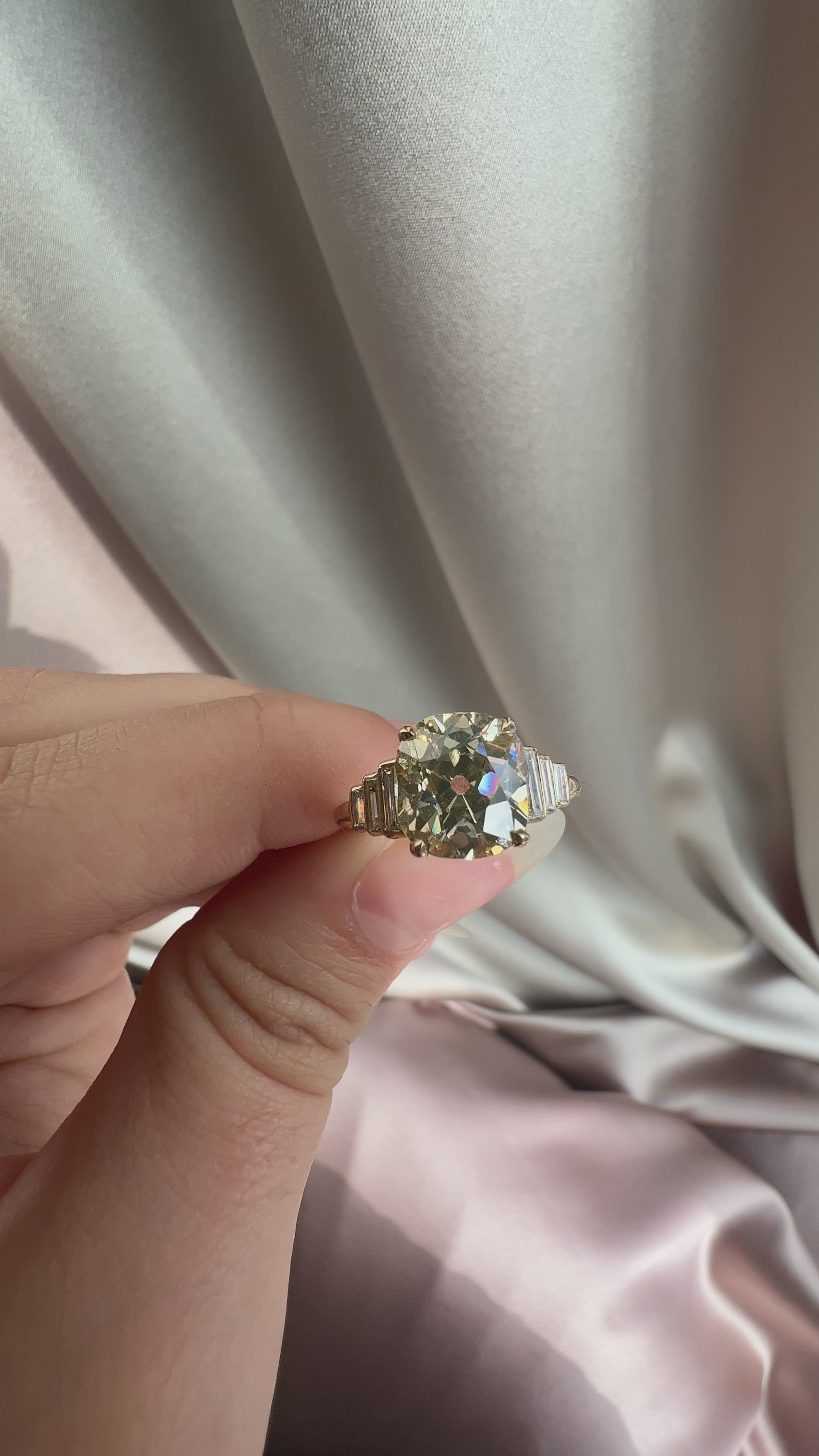 Old Mine cut diamond 