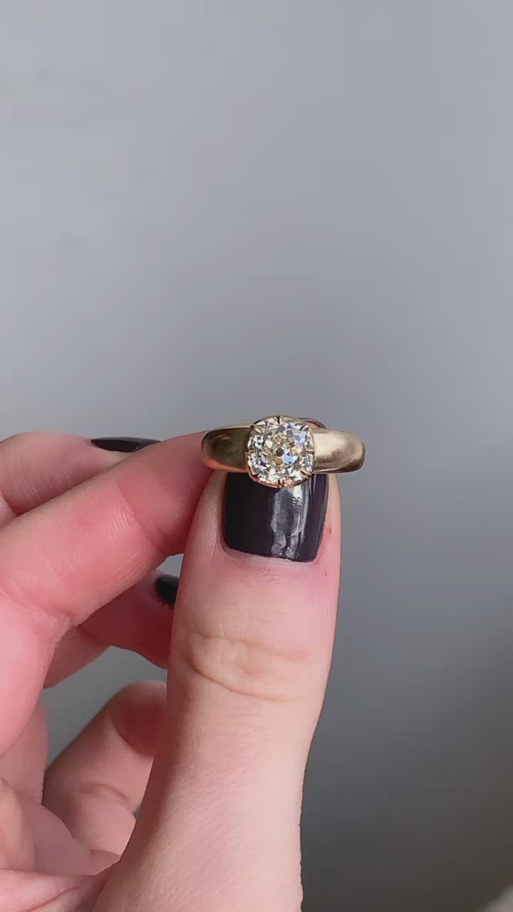 Old Mine cut diamond Rings