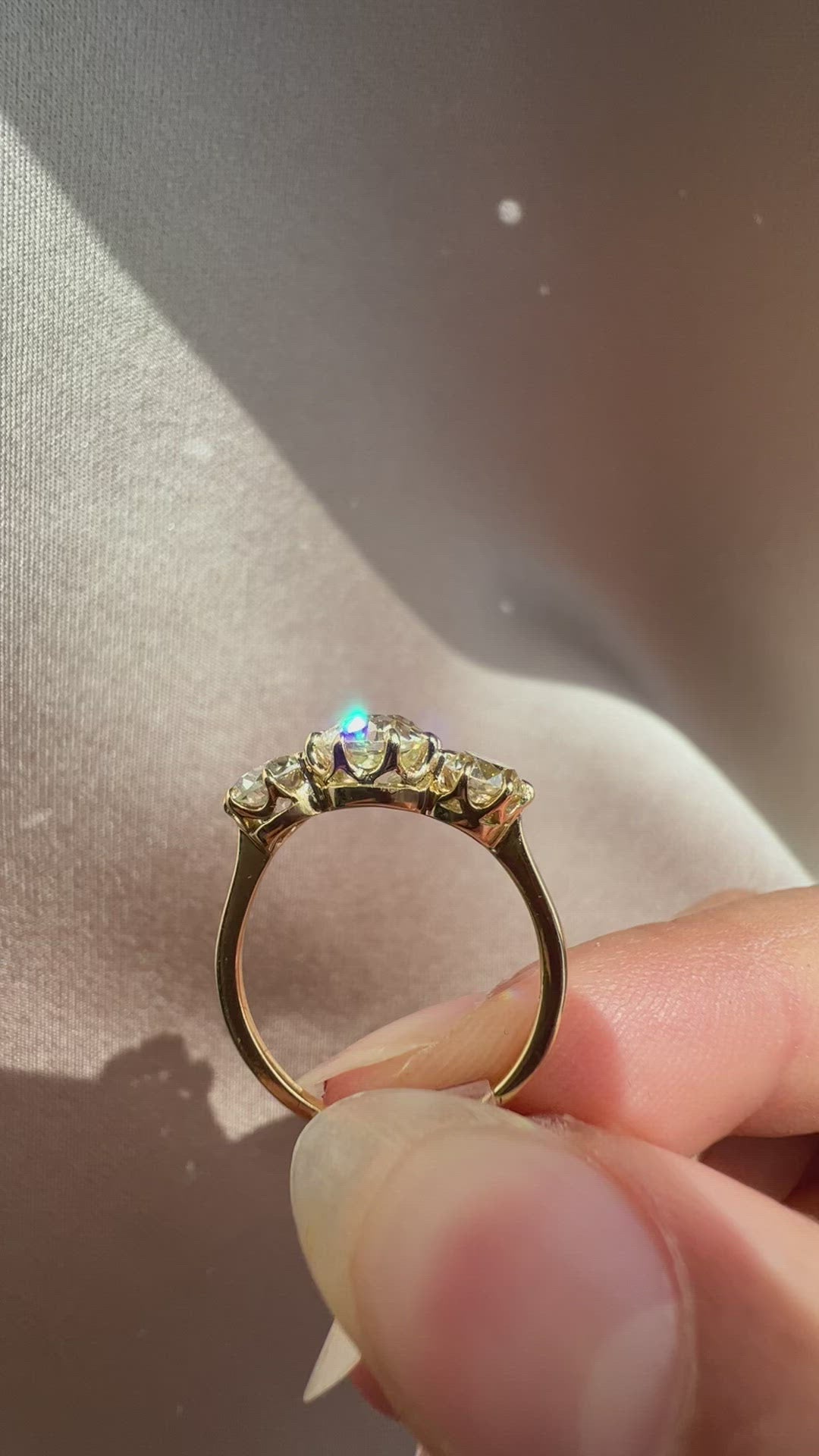 Old European cut diamond 