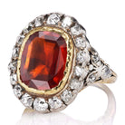 Victorian Garnet Cluster Ring