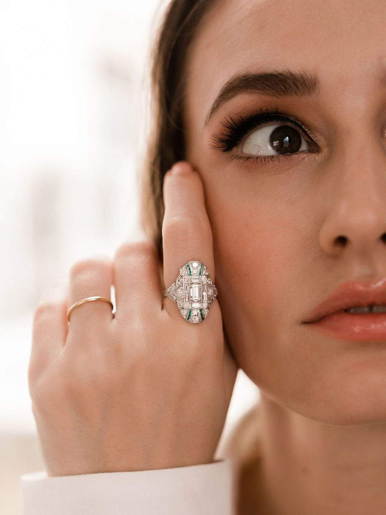 Art Deco Cocktail Ring
