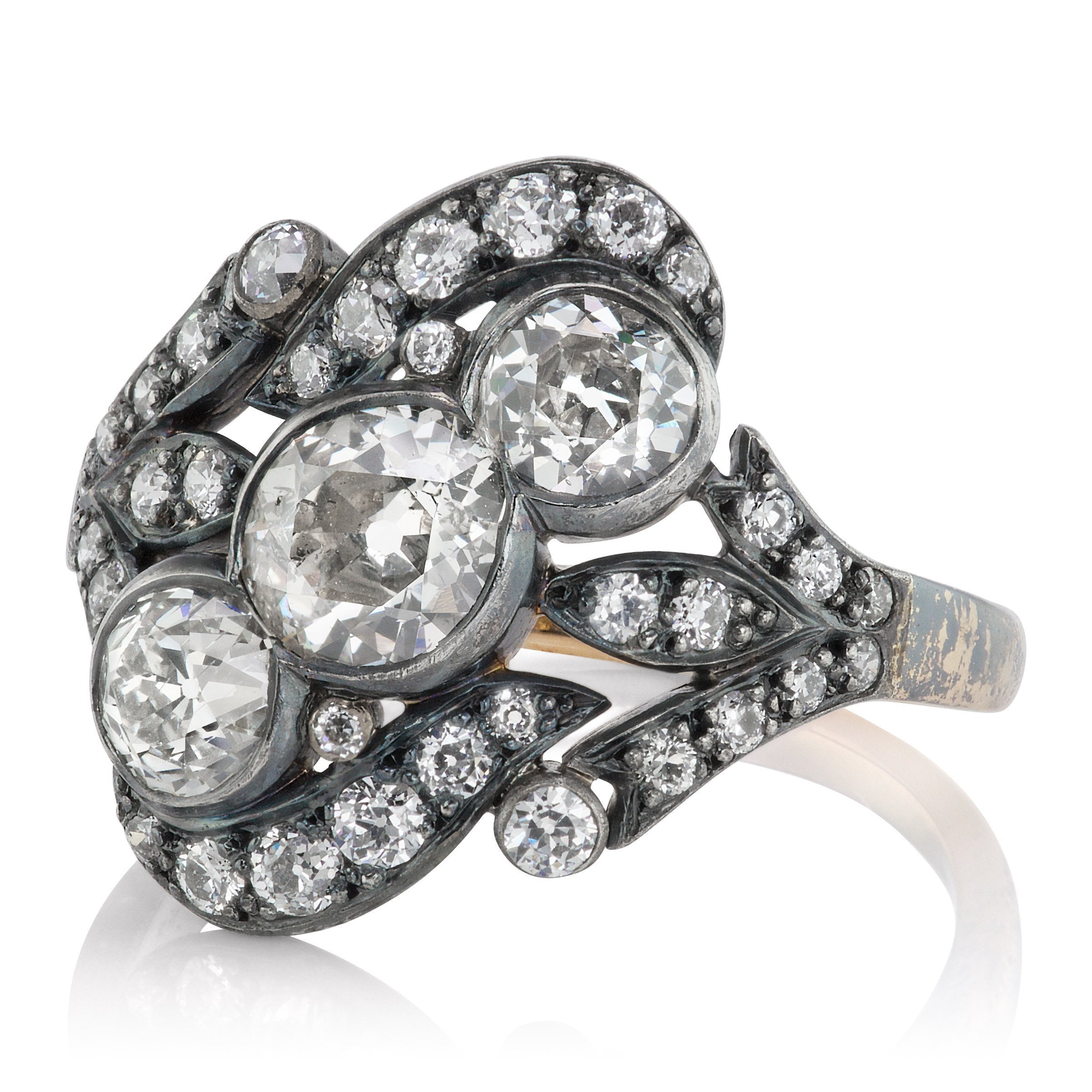 Art Nouveau Cocktail RIng