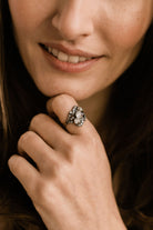 Art Nouveau Cocktail RIng