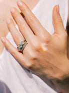 Antique Three Diamond Engagement Ring