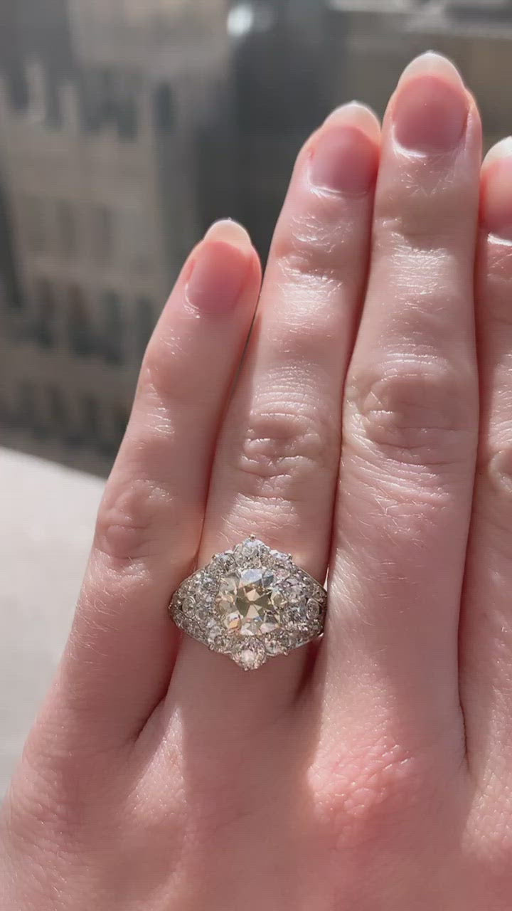 Old Mine cut diamond 