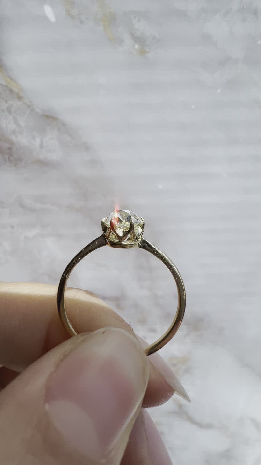 Old Mine cut diamond 