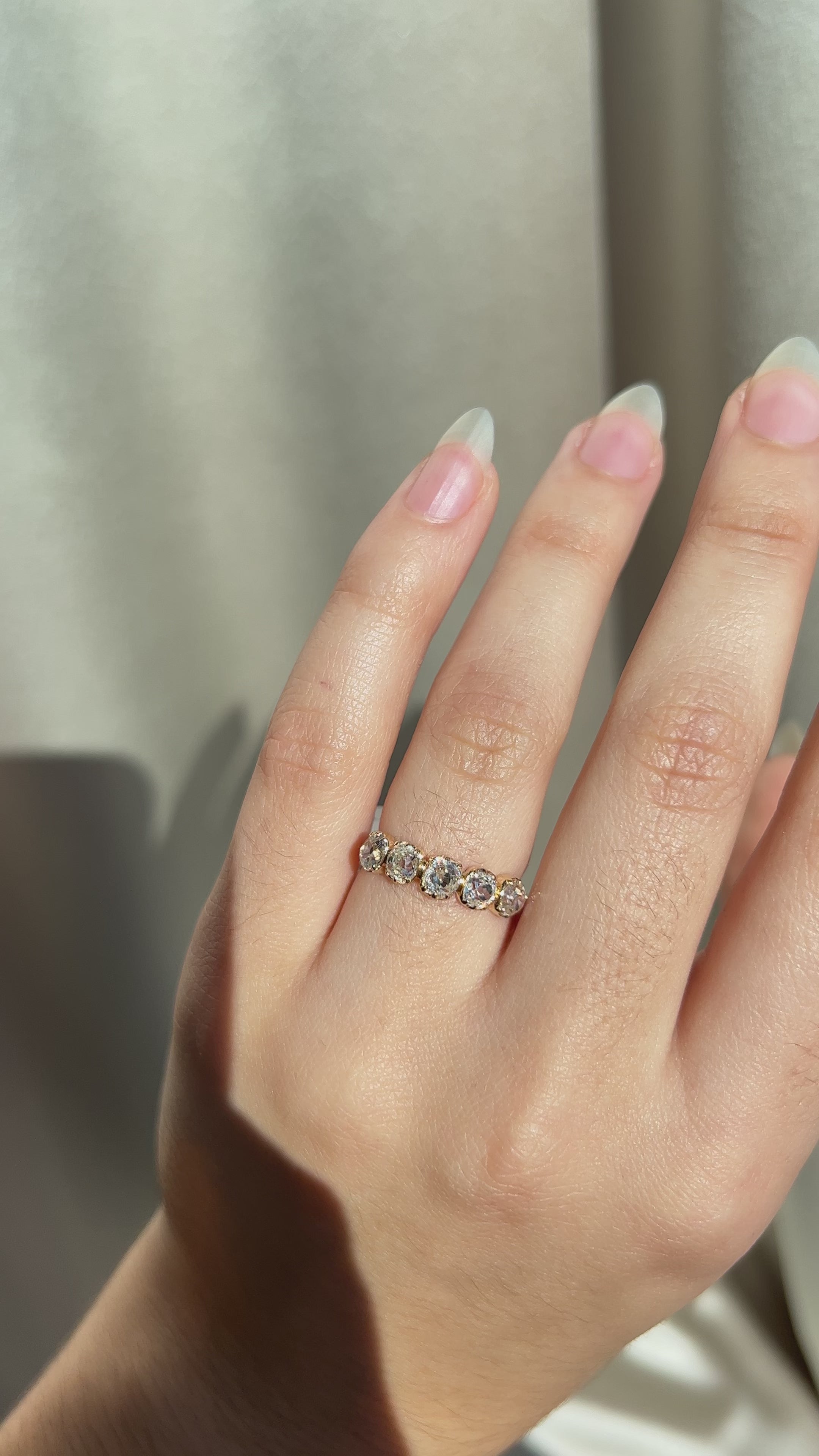 diamond in yellow gold setting