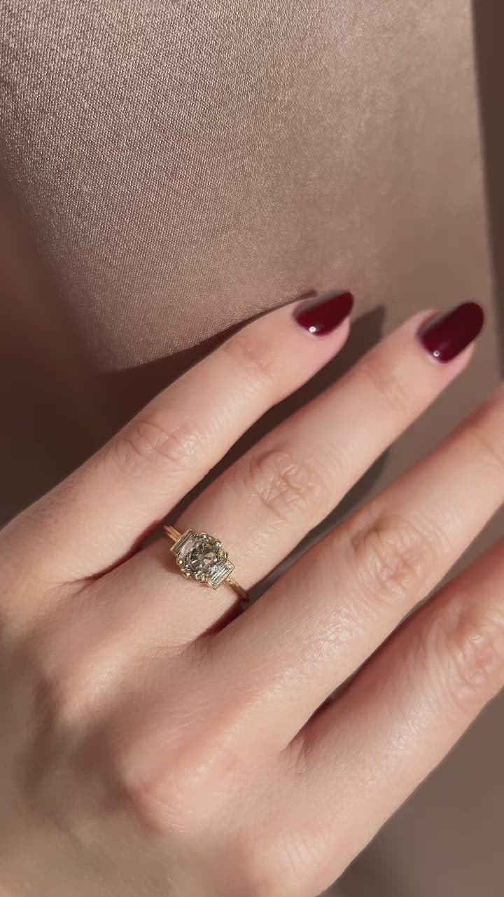 Old Mine cut diamond 