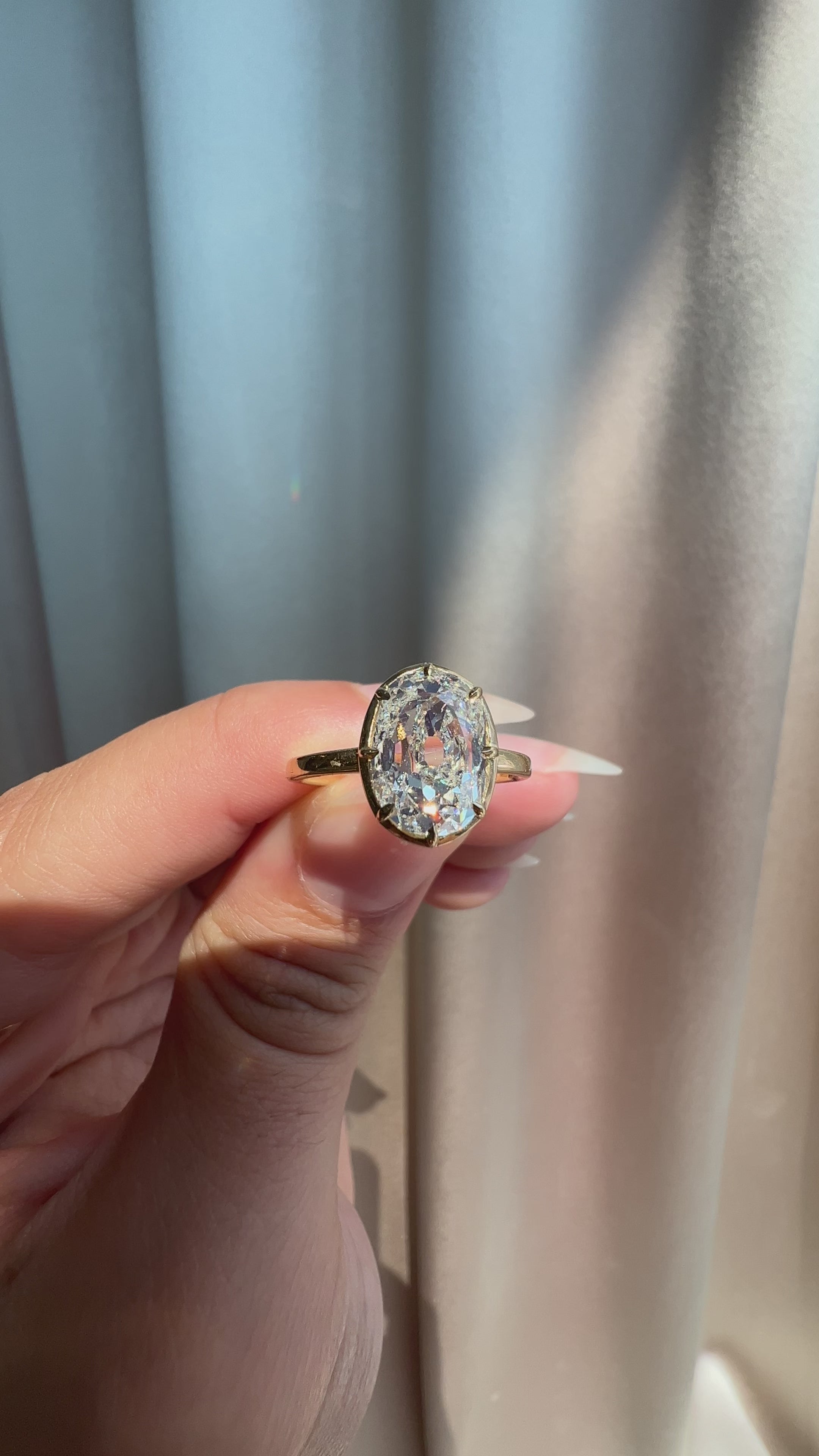 Old Mine cut diamond 