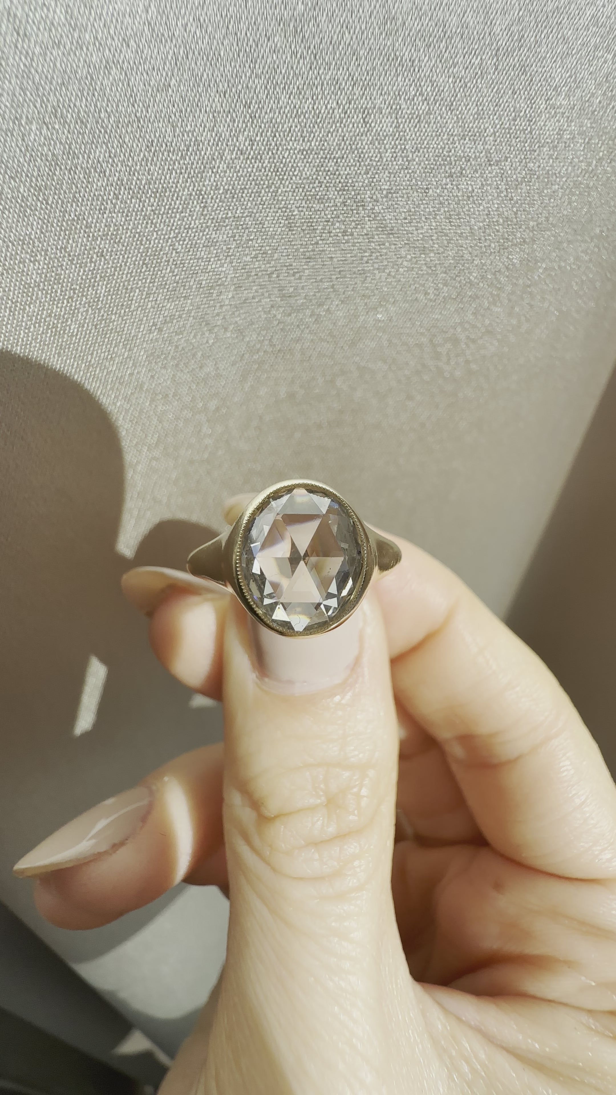Rose cut diamond 