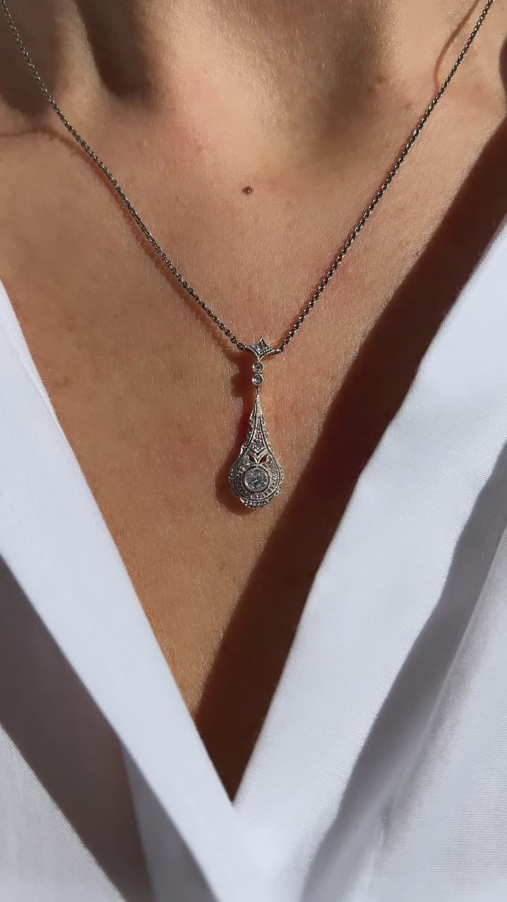 Diamond Teardrop pendant