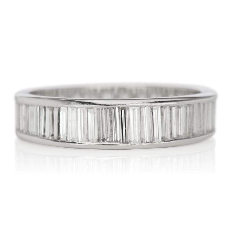 Vintage Baguette Diamond Eternity Band
