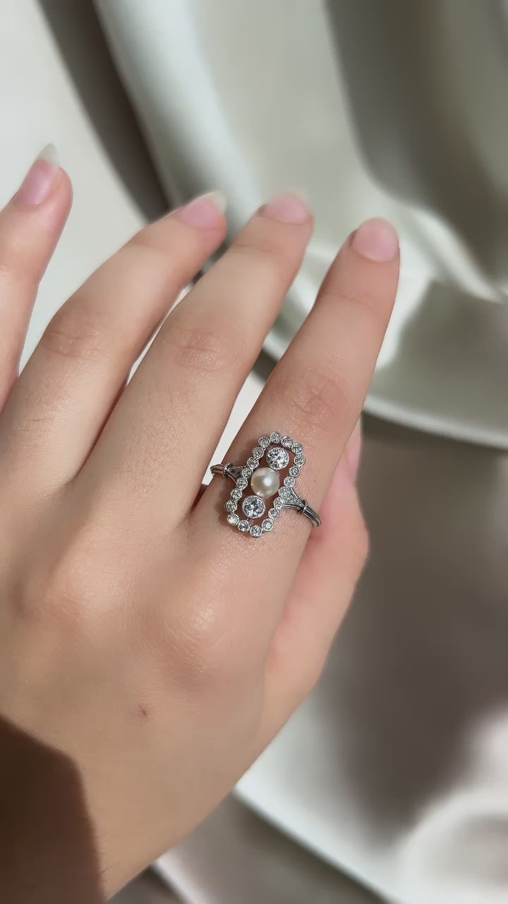 g-h-i color, diamond in platinum setting