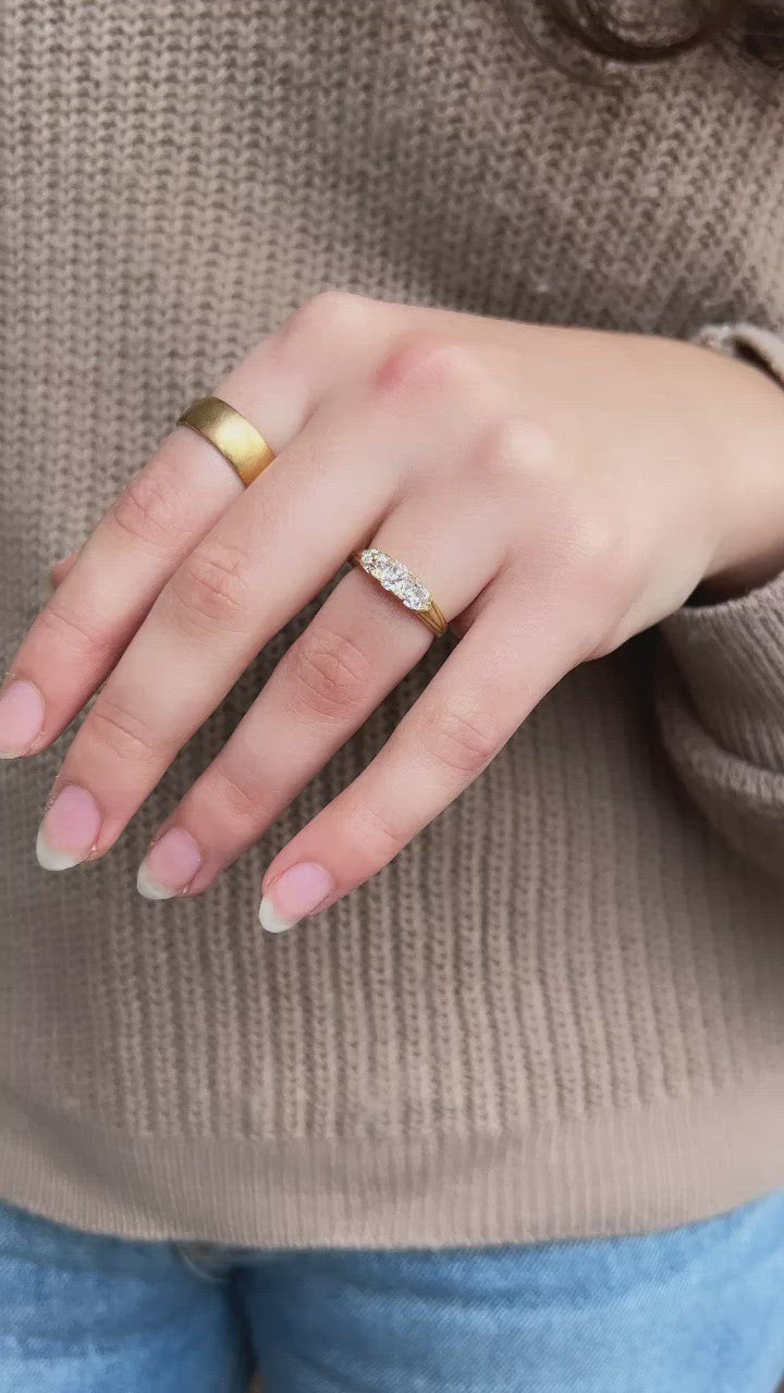 Less than 1  vintage engagement ring