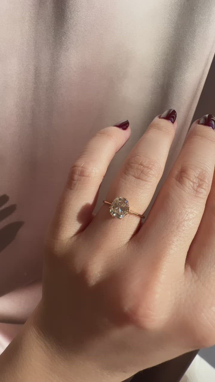 Old Mine cut diamond 