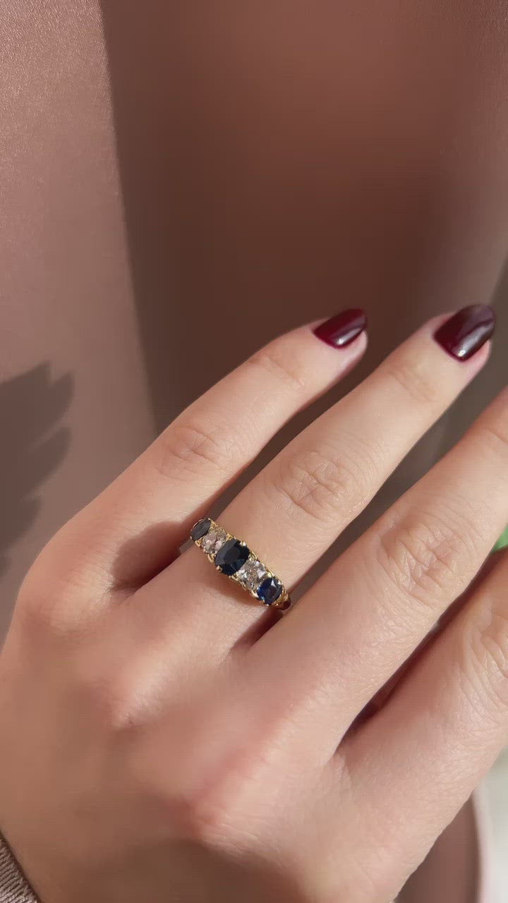 in yellow gold setting