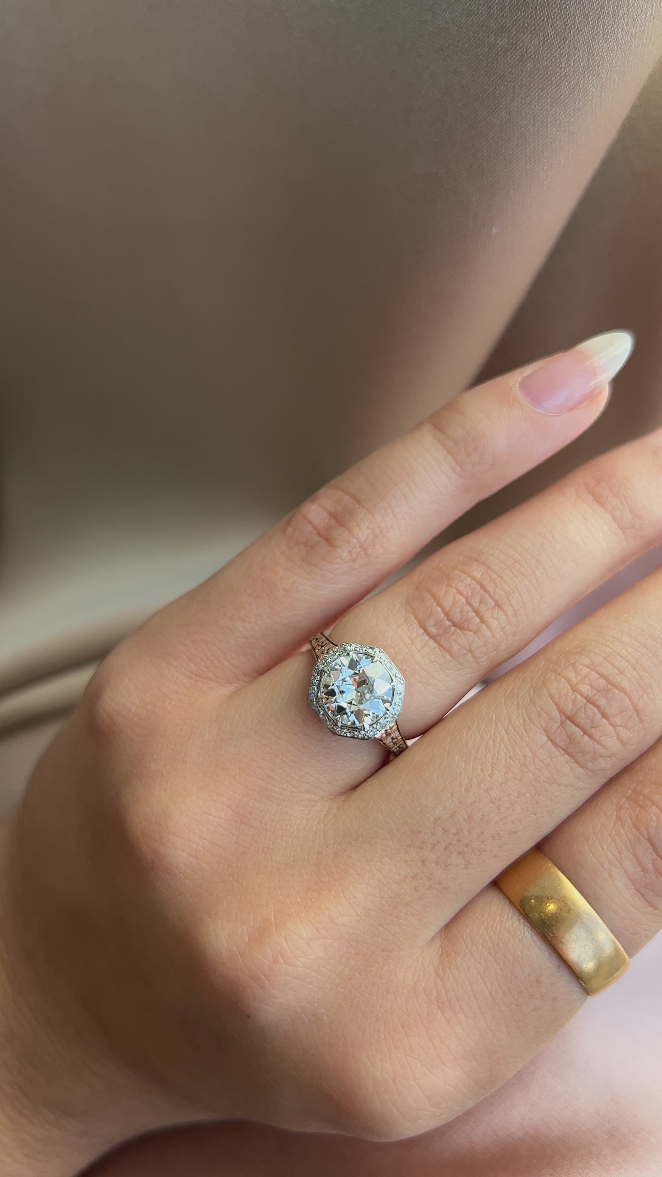  videos and images of vintage -Old European cut diamond 