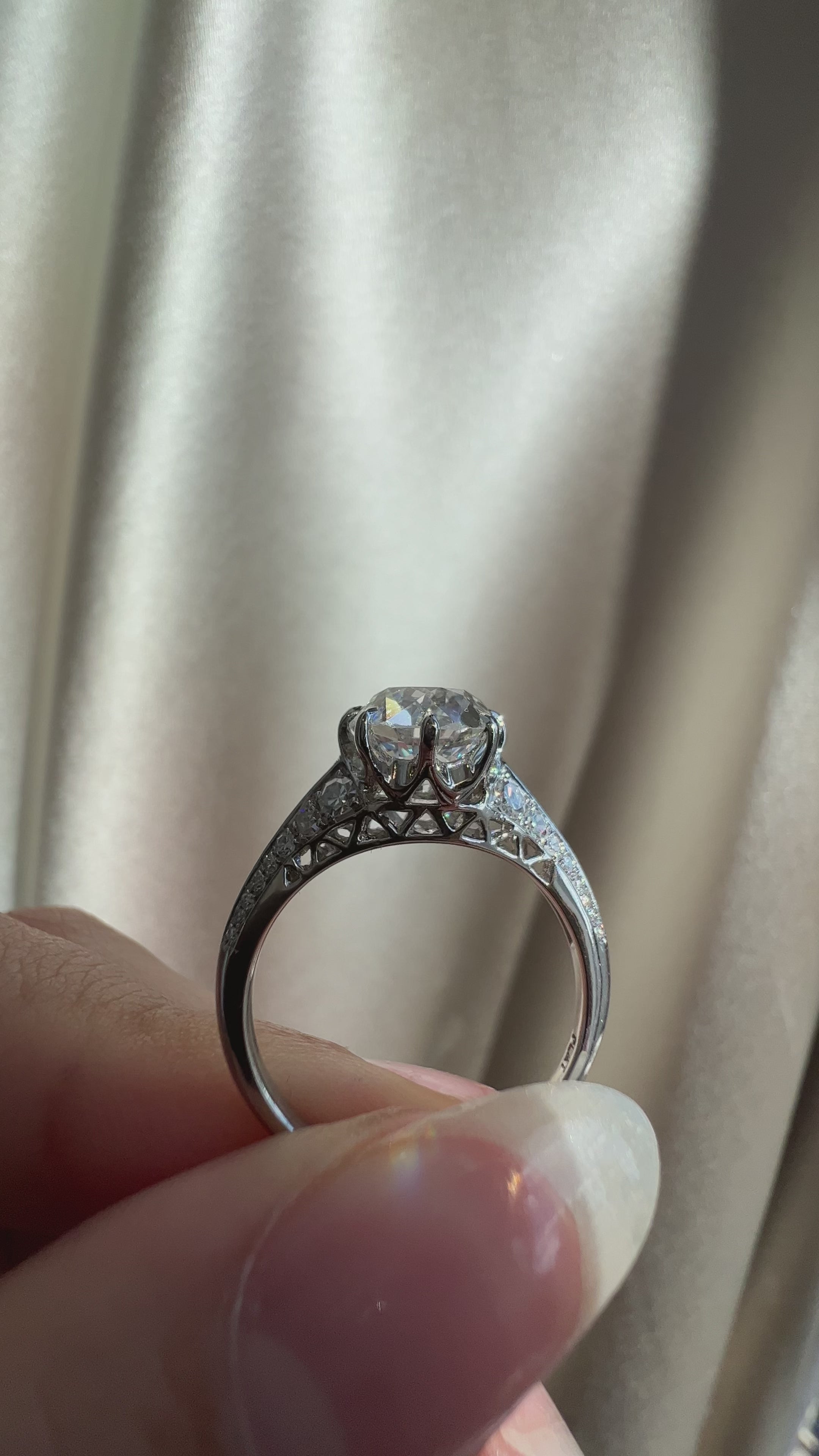 Old European cut diamond 