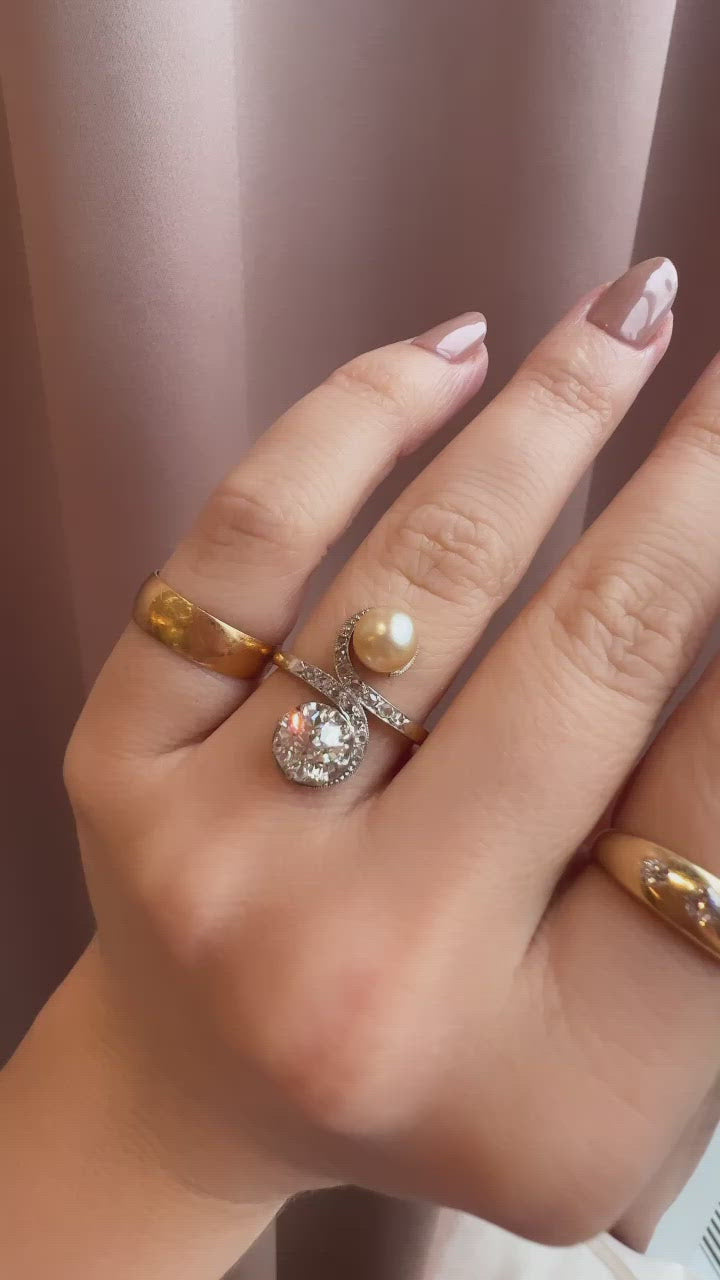 Old European cut diamond Rings