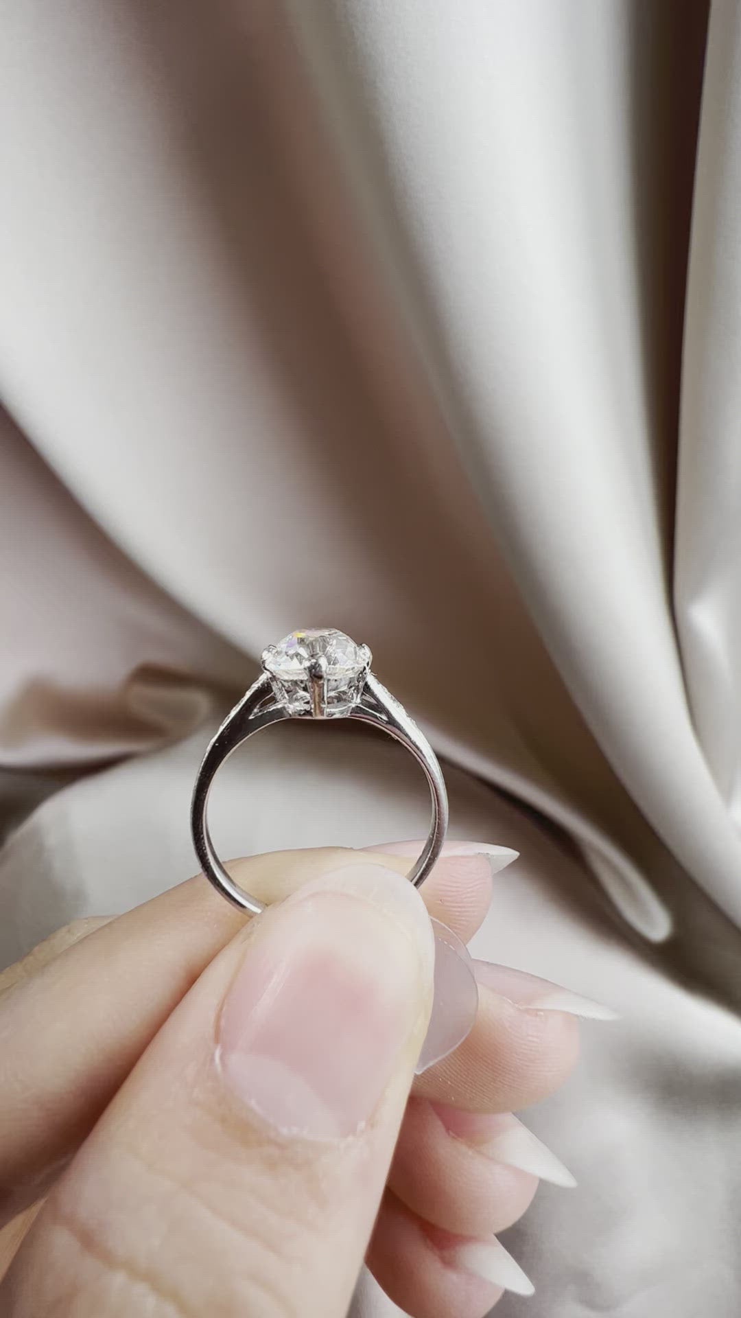 Old Mine cut diamond 