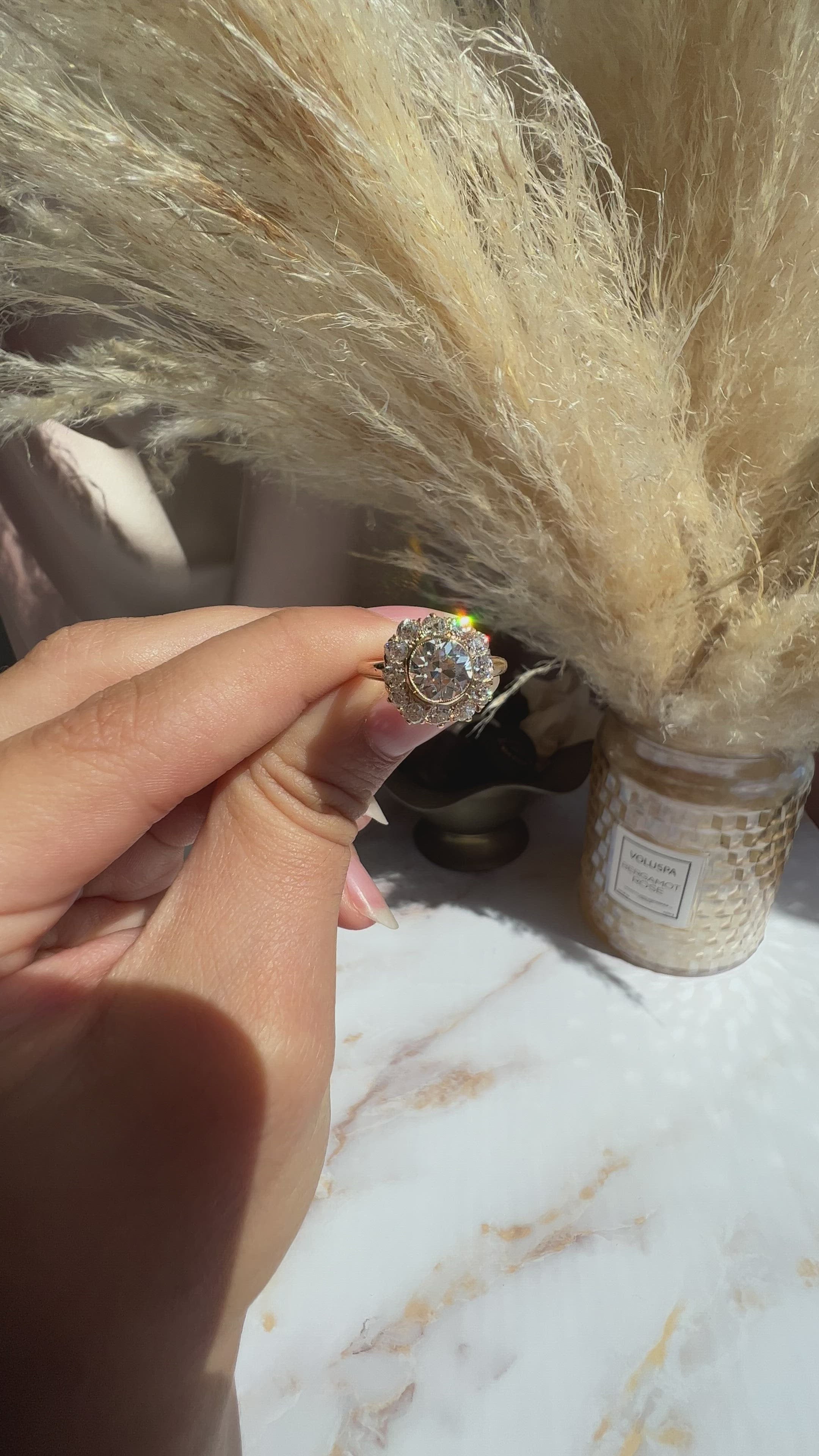  videos and images of vintage -Old European cut diamond 