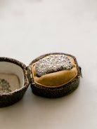 Cluster Three Stone Ring