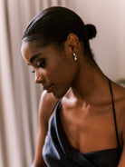 Collet Drop Earrings Earrings