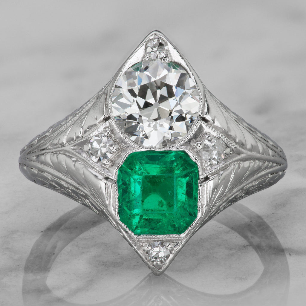Colombian Emerald and Diamond