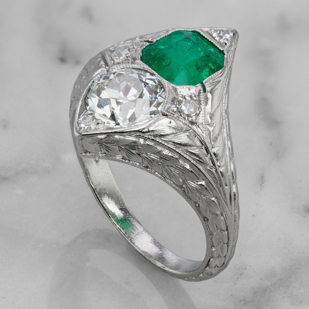 Colombian Emerald and Diamond