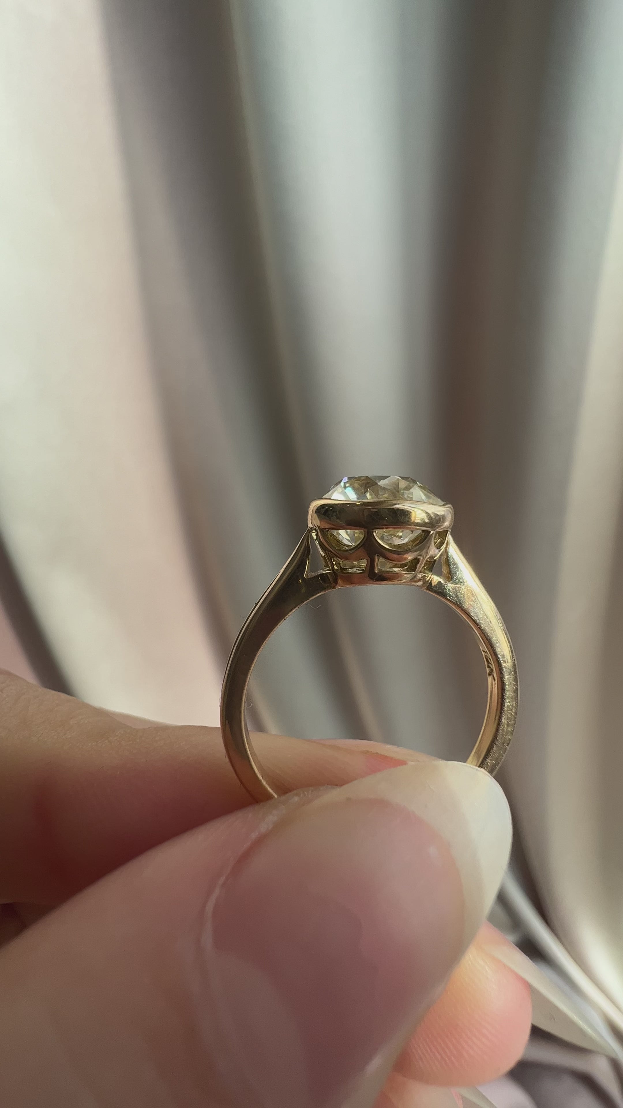 Old Mine cut diamond 