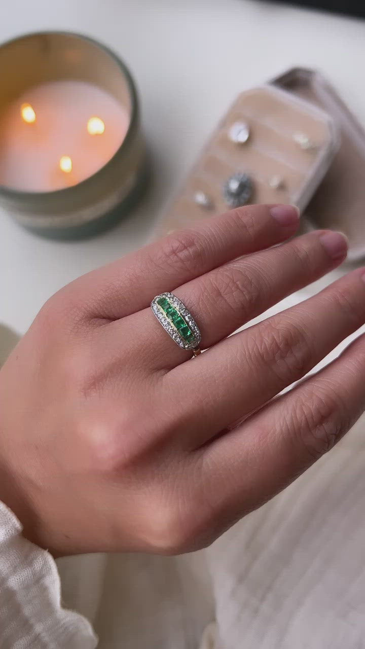 gemstones  vintage engagement ring