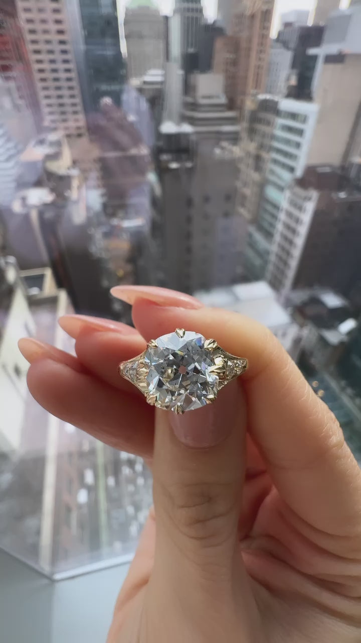 Old Mine cut diamond 