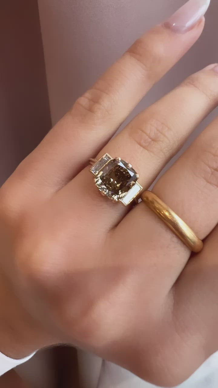 Old Mine cut diamond Rings