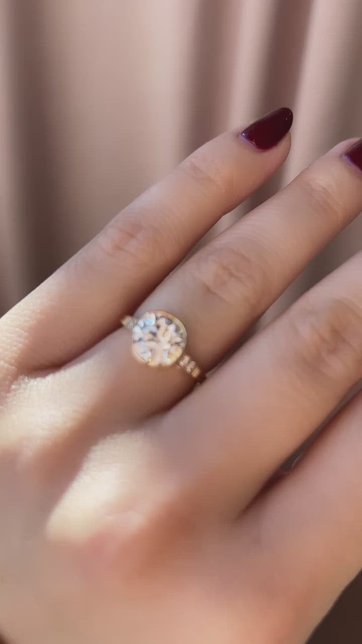 Old European cut diamond 