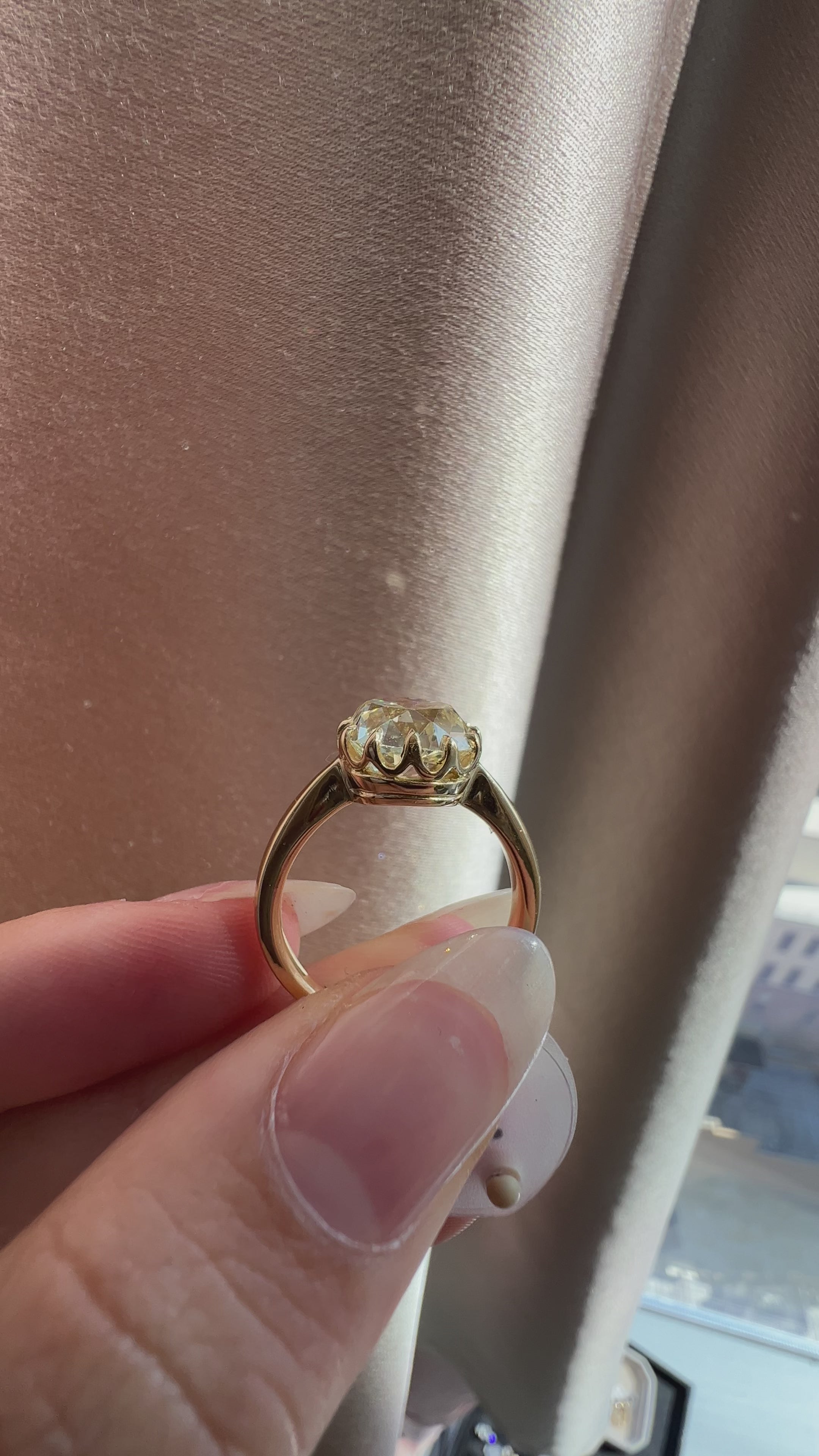 Old Mine cut diamond 