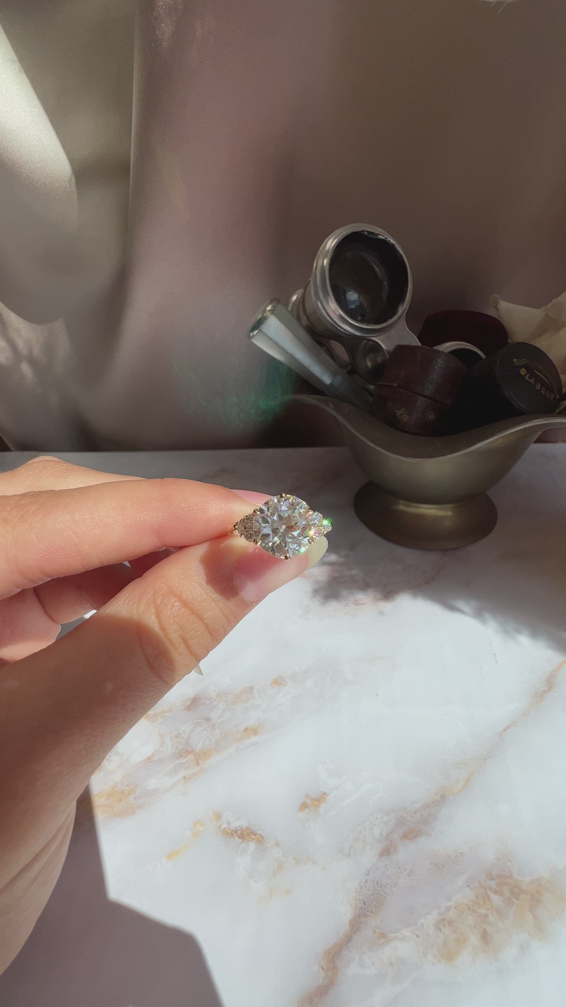 Transitional cut diamond 